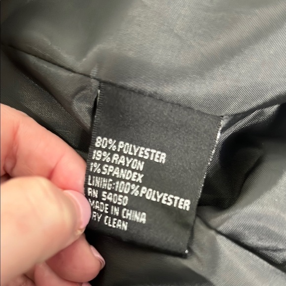 Kasper NWT 2 piece suit Blazer and Pant charcoal gray sz 14 Regal Beauty Rtl 240 - Picture 10 of 13